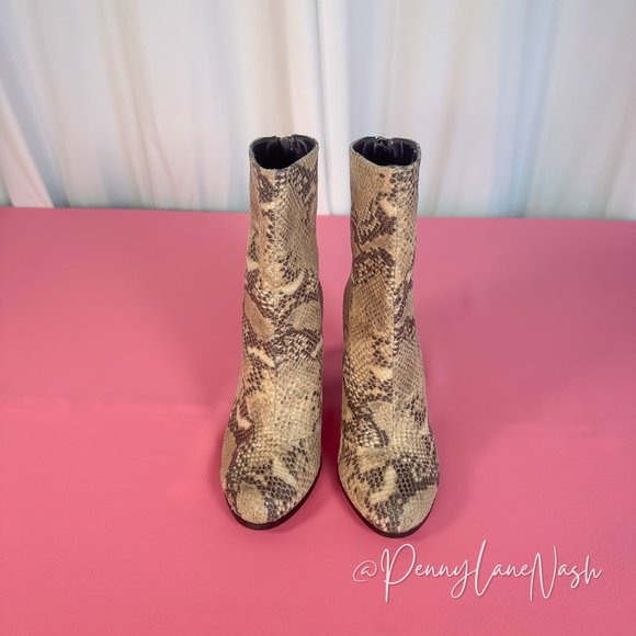 Target Snake Print Ankle Bootie Size 7.5 - Picture 2 of 12